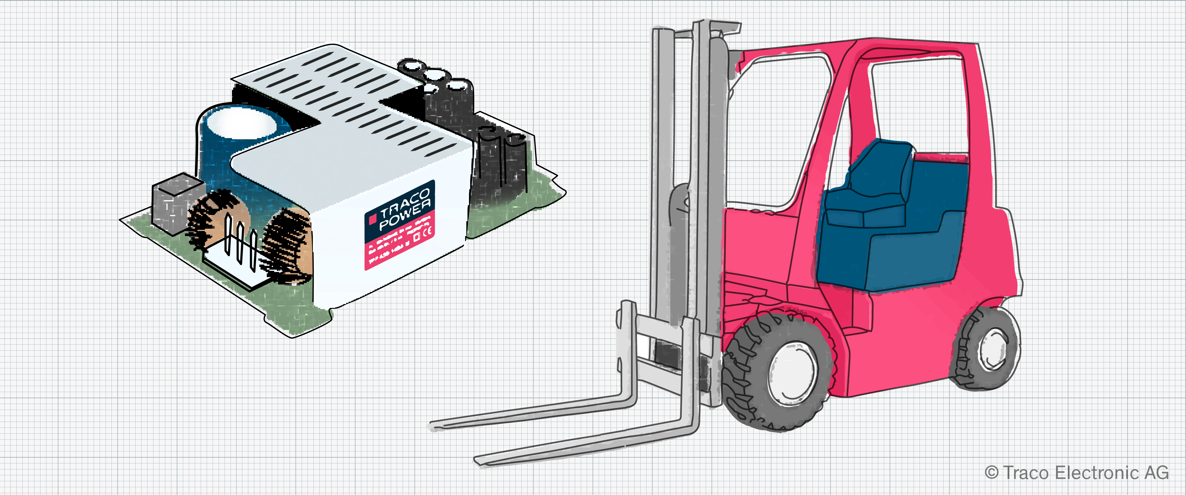 While an open-frame power supply may meet generic EMC standards, the precise requirements for a forklift application may differ, demanding additional certification. 